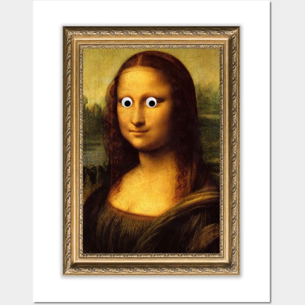 Googly Lisa Wall Art by Astroman_Joe